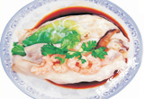 冬菇虾米生菜肠粉